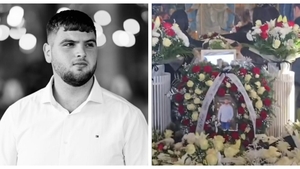 Primele imagini de la înmormântarea lui Vlăduț din Satu Mare! Durere fără margini
