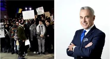 Protest în Capitală împotriva lui Călin Georgescu! „Nu poate reprezenta ceea ce am dorit noi în decembrie '89”