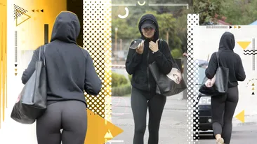 Alexandra Stan a ieșit de la sală cu “mușchii la vedere”! Pantalonii super-mulați i-au scos și mai mult în evidență posteriorul de braziliancă