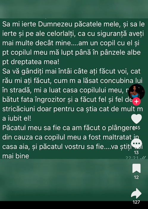 Amanta lui Ciprian Pian rupe tăcerea! De ce i-ar fi făcut plângere, de fapt