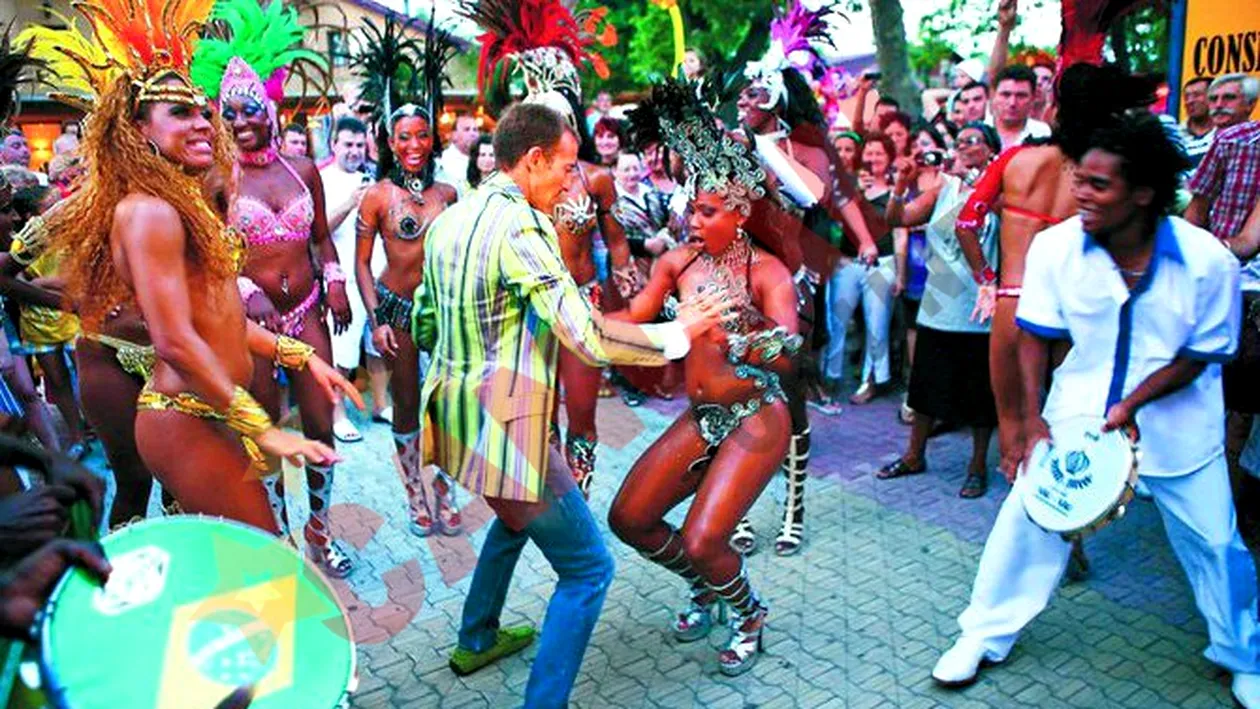 Mazare danseaza la carnavalul de la Sao Paolo
