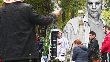Imagini cutremurătoare la mormântul „Regelui lumii interlope”. Văduva a apărut îndurerată la cimitir și...