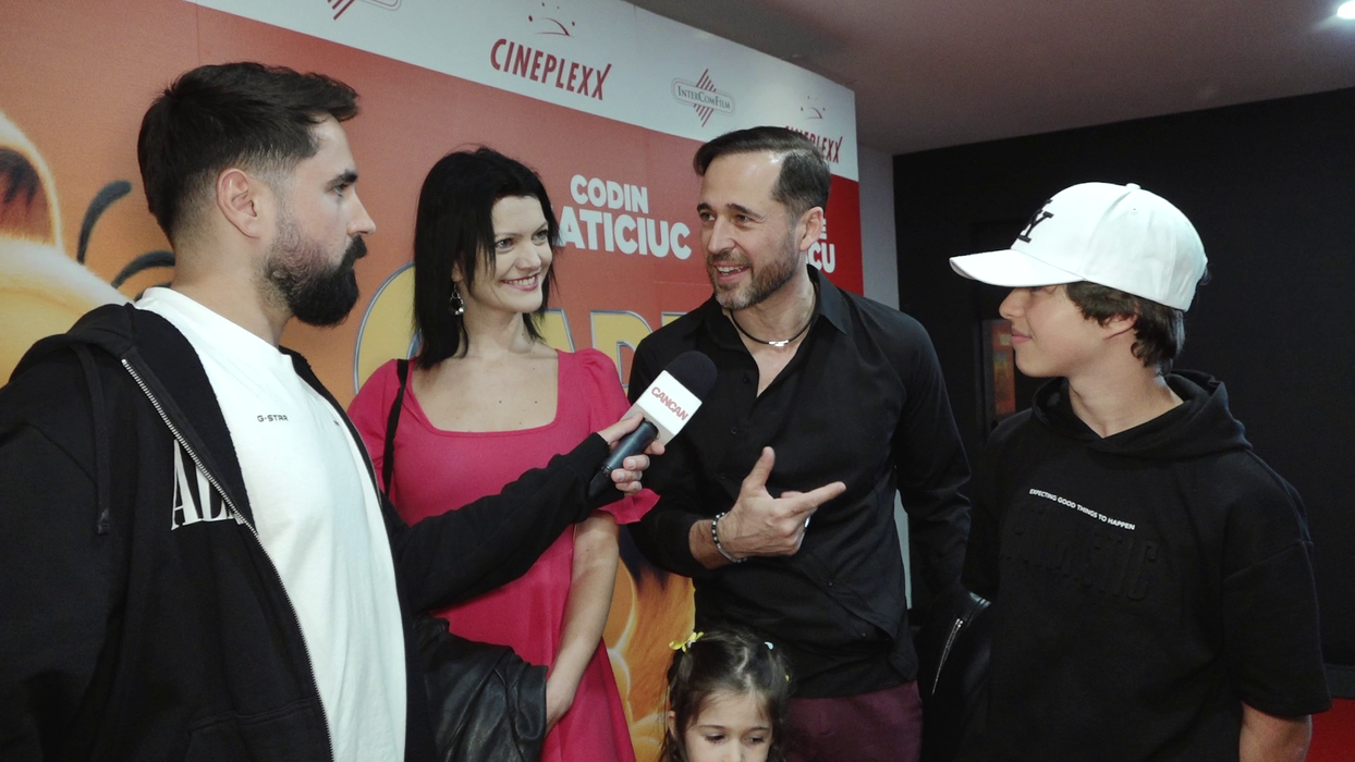 Magdalena Chihaia a marcat prima apariție mondenă alături de Dinu Maxer și cei doi copii ai săi, Andreas și Maysa (Foto: captură video)
