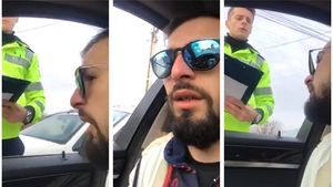 Șoferul unui BMW a vrut să-i denigreze pe polițiștii care l-au tras pe dreapta și s-a filmat. În realitate, s-a făcut de râs grav