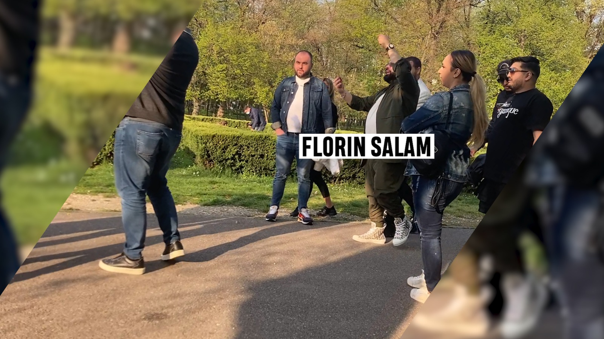 ”Majestatea Sa”, Florin Salam, a făcut baie de mulțime în Herăstrău, de Florii