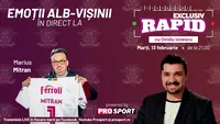 Marius Mitran vine la EXCLUSIV RAPID marți, 13 februarie, de la ora 21.00