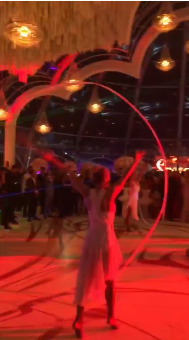 Din spectacol nu a lipsit și un număr de gimnastică