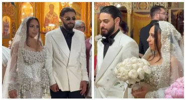 Cum arată cea de-a doua rochie de mireasă a soției lui Dani Stoian. Toți au admirat-o îndelung!