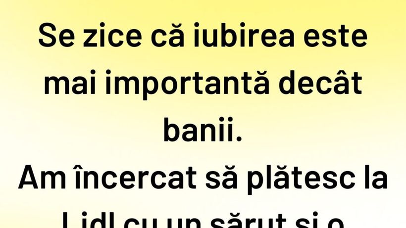 BANC | Este iubirea mai importantă decât banii? Experimentul LIDL