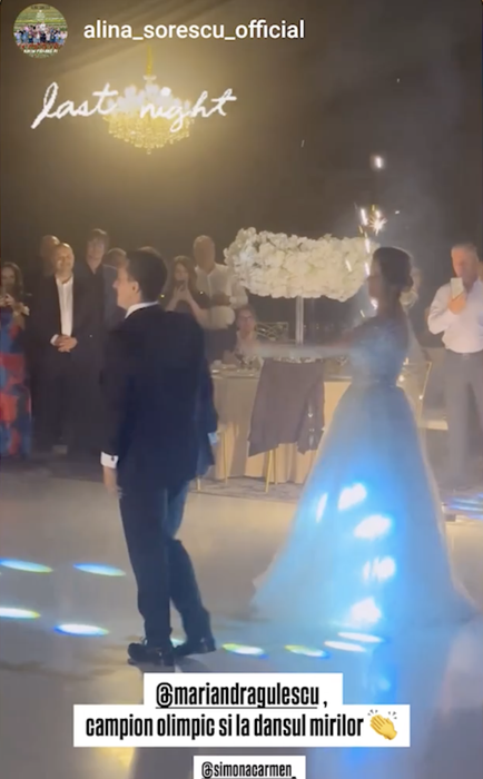 Marian Drăgulescu și Simona s-au căsătorit! Ce rochii a ales să poarte soția gimnastului