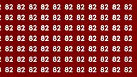 Test de inteligență | Poți vedea unde se ascunde numărul 28 printre multitudinea de 82, în doar 5 secunde?