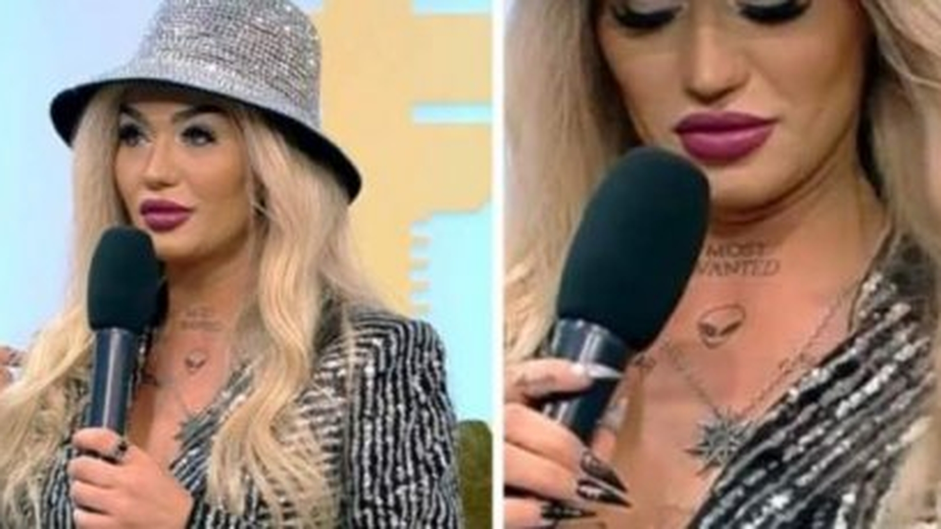 Margherita de la Clejani, plină de tatuaje în platoul unei emisiuni TV. Care este semnificația lor
