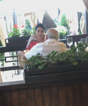 Dan Voiculescu și fiica sa, Camelia, au ieșit la un prânz în doi, la un restaurant select din Capitală