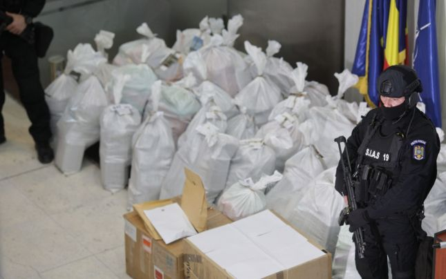 30 de saci care conţineau cocaină au fost descoperiți în luna martie, la Tulcea