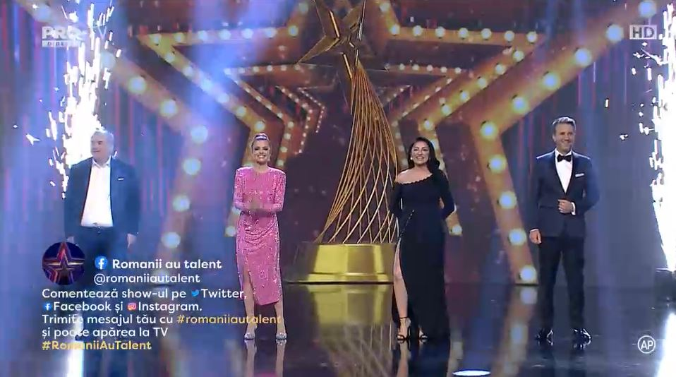 Florin Călinescu, Alexandra Dinu, Andra și Andi Moisescu au pășit pe scenă în ținute spectaculoase.