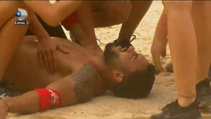 Jador, accidentat la Survivor România. Cântărețul a căzut la pământ în timpul probei