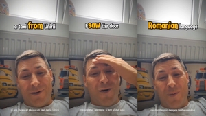 Ce a pățit un american atunci când a vrut să ia un taxi din centrul Capitalei. Afișul pus pe ușă l-a speriat