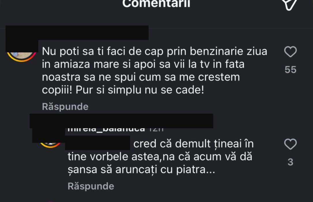 Cum a reacționat opinia publică după ce Ruxandra Luca a revenit? ”Cum ți-a trecut prin cap să faci asta la vârsta ta?”