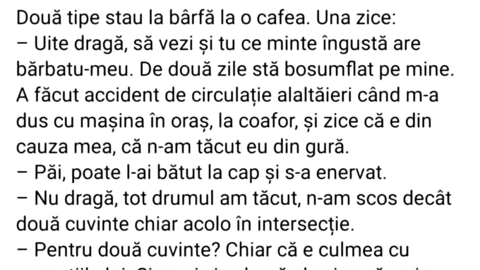BANCUL ZILEI | Cele două cuvinte