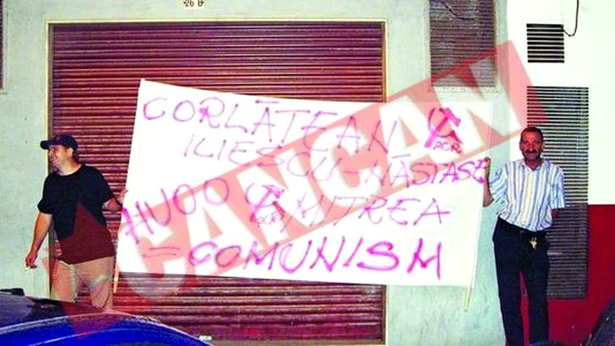 Manifestatie anti-Corlatean-Mitrea-Iliescu In Spania