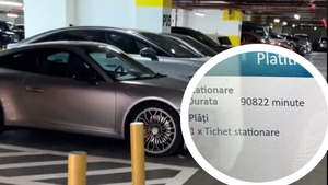 Cât a avut de plată un român care și-a lăsat mașina, 63 de zile, în parcarea unui mall. Suma achitată pentru cele 90.822 de minute de parcare