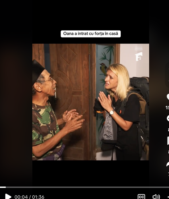Momentul în care Oana Paraschiv este dată afară dintr-o locuință la Asia Express. A intrat și s-a culcat în casă