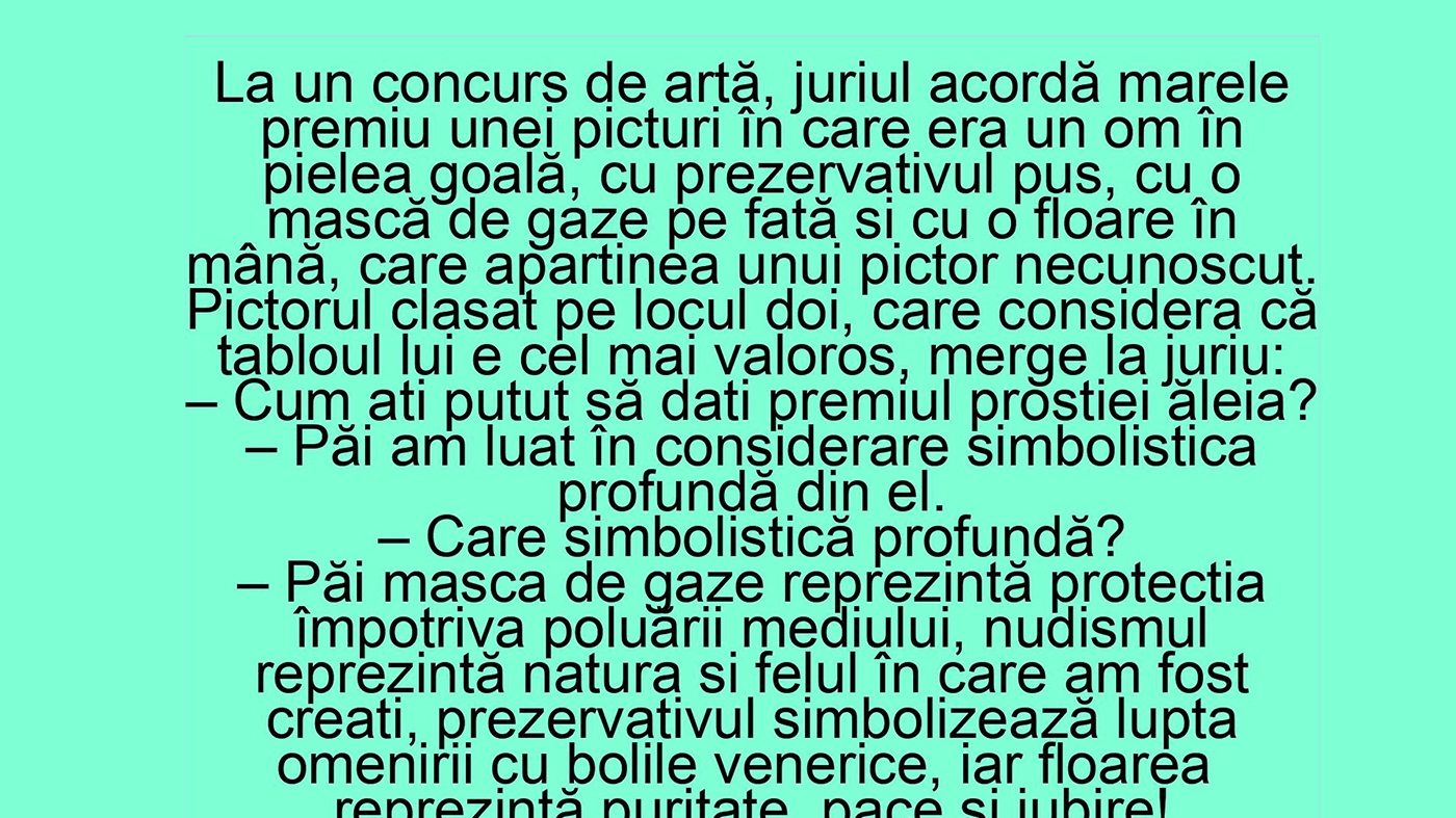 Bancul începutului de săptămână | Simbolistică profundă