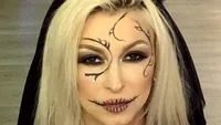 Andreea Bălan a ales să apară pentru prima dată în public....de Haloween! Ce rochie a îmbrăcat artista!