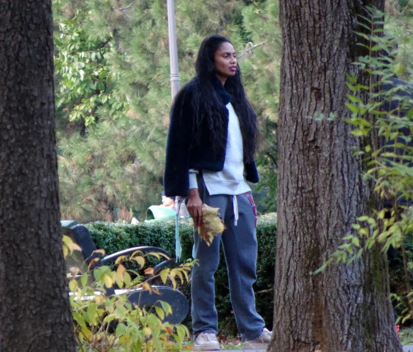 Laurette şi fiica ei au făcut o incursiune în parc