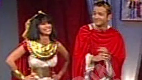 Cuplu perfect! Uite-i pe Mihai Morar si Marina Dina costumati precum Cleopatra si Marc Antoniu!