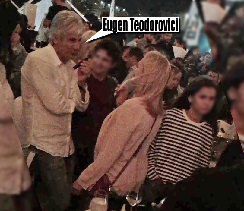 Eugen Teodorovici cu un trabuc în mână
