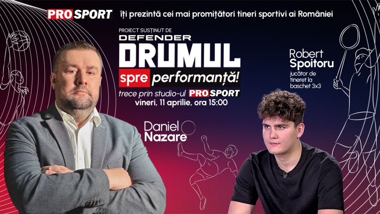 Speranța baschetului 3x3 din România vine la „Drumul spre performanță”! Cine este Robert Spoitoru