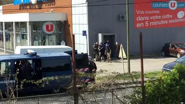 Ultimă oră! Luare de ostatici și focuri de armă într-un supermarket din Franța. Doi morți și 10 răniți