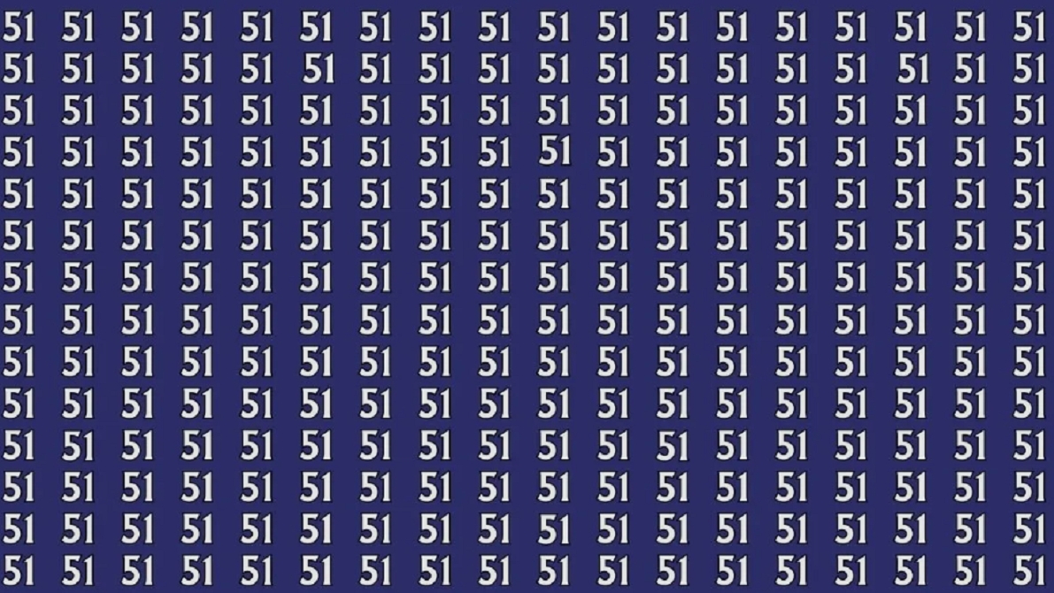 Iluzie optică virală | Doar cei cu ochi de vultur găsesc numerele inversate 13 și 15 din imagine, în 7 secunde!