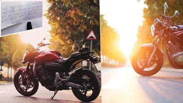 Poza cu biletul găsit de un motociclist a devenit virală. Internauții au râs cu lacrimi: “112, să vină salvarea cu defibrilator, limba română a intrat în stop cardio-respirator”