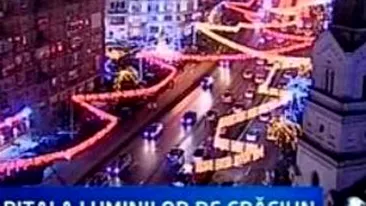 Bucurestiul a imbracat haina de sarbatoare! VEZI AICI  cum s-au aprins luminitele in Capitala!