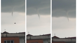 O tornadă a îngrozit locuitorii din apropiere de Timișoara. Totul a fost filmat
