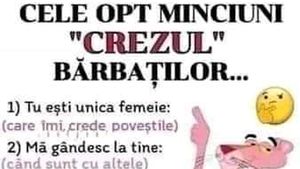 BANCUL ZILEI | Cele 8 minciuni din "Crezul bărbaților"