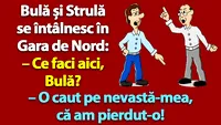 BANC | Bulă și Strulă se întâlnesc în Gara de Nord