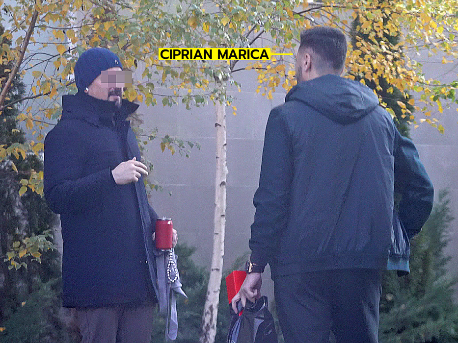 Ciprian Marica, alături de un amic (SURSA FOTO: CANCAN.RO)