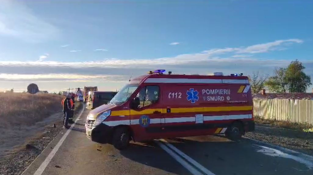 Accident grav în Galați, în această dimineață