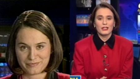 Cine i-a făcut Andreei Esca celebrul sacou roşu din prima transmisie PRO TV cu „Bună ziua, România, bună ziua, București”. E un designer celebru. VIDEO