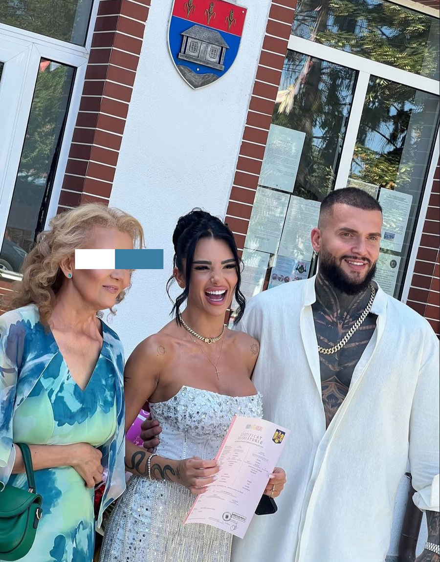 Eric Belinde și Eliana s-au căsătorit la Primăria din satul Modelu/ sursa: social media
