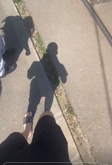 Gesturile făcute de Fulgy față de un echipaj de poliție care a tras pe dreapta un șofer din Constanța |  FOTO