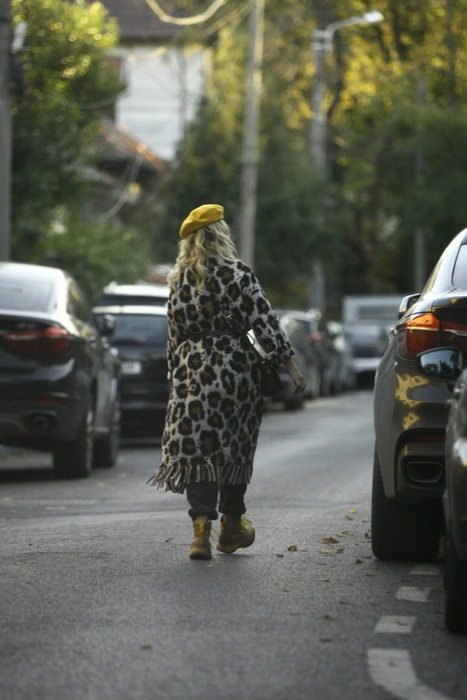 Andreea Bănică, lângă bolidul său de lux