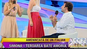 VIDEO Pamela de Romania s-a luat la bataie in direct cu fostul iubit italian!