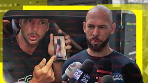 Fraţii Tate, din Dubai direct la secţia de Poliţie din Voluntari! Andrew și Tristan au prezentat imagini compromiţătoare, după ce au semnat controlul judiciar!