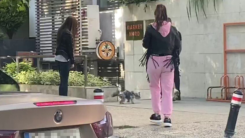 Alexia Eram, scurtă vizită la un supermarket de pe Nordului
