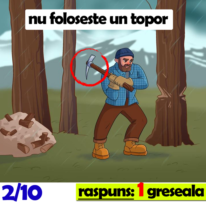 Test IQ cu 10 întrebări | Câte greșeli vezi în aceste imagini? Doar 19 din 100 răspund corect