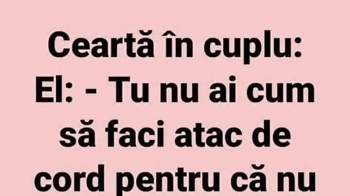 BANCUL ZILEI | Ceartă în cuplu